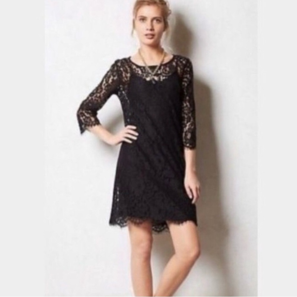 Anthropologie HD in Paris lace dress (XS)